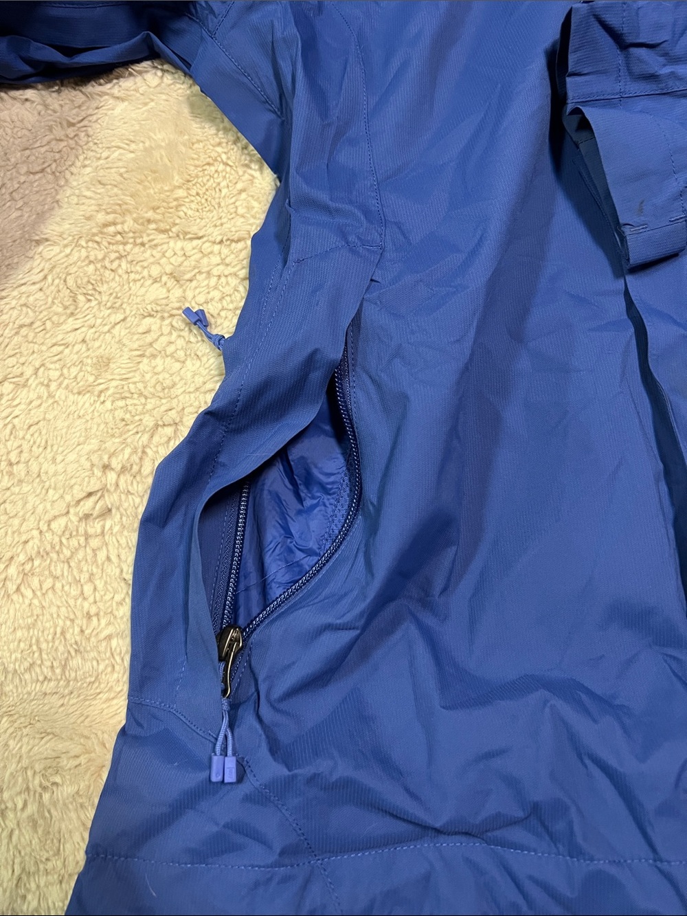 REI Royal Blue Women's Hooded Shell Jacket - Picture 4 of 10